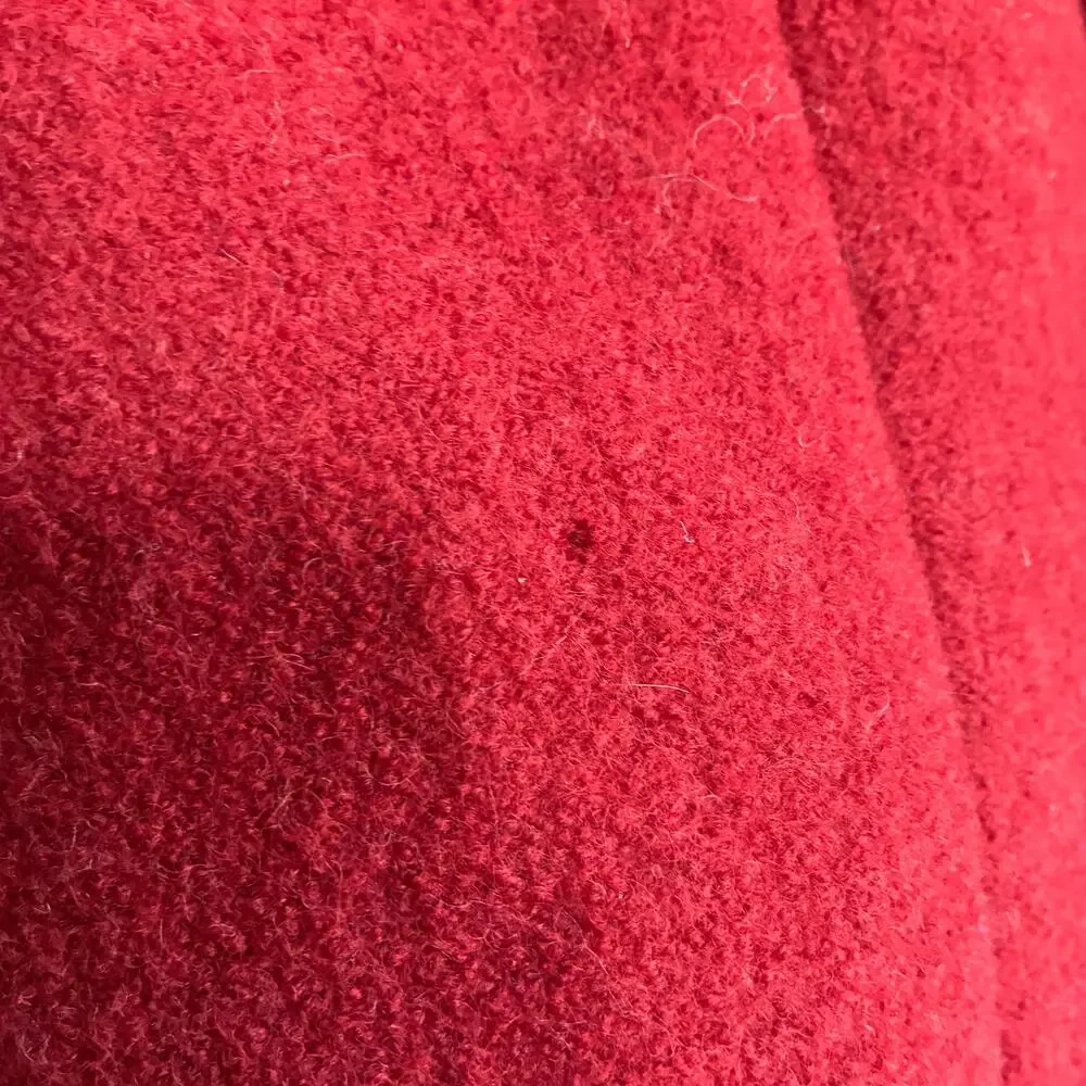 Vintage Geiger tyrol made in austria pure new wool 34 red felted jacket HOLES